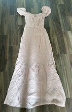 Reformation butterfly rayon crêpe midi dress - Rose - Size 8