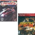 Need for Speed: Carbon + The Run (Greatest Hits) PS3 New Game Bundle (Racing)