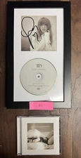Taylor Swift - The Tortured Poets Department SIGNED CD FRAMED w/Heart #8