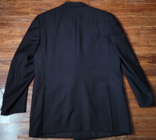 Brioni Sport Coat Mens 42 R Double Breasted Blazer Black Wool - Picture 7 of 13