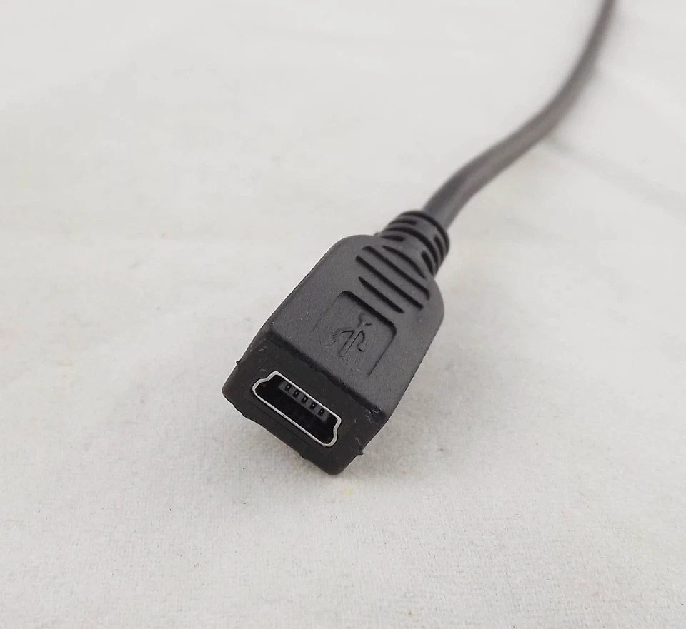 Mini USB B 5 Pin Male Plug To Female Jack Data Extension Adapter Lead Cord Cable - Image 4 of 4