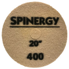 Hydro-Force, Almohadilla de Pulido de Piedra, Spinergy, Negro, Grano 400, 20" 1655-2236