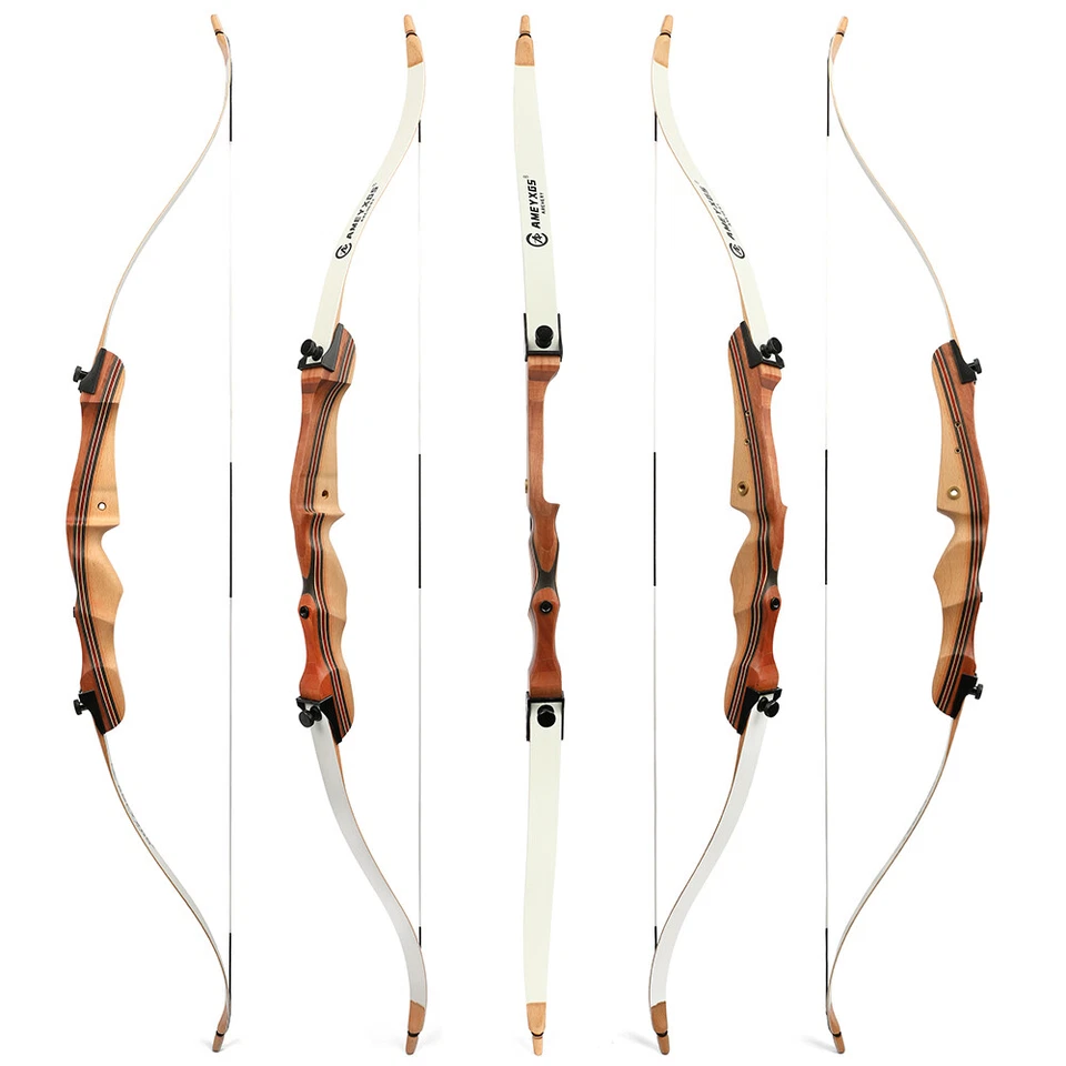 48'' 54" Youth Recurve Bow 10-20lbs Archery Takedown Bow Arrows Shooting Target - Image 4 of 4