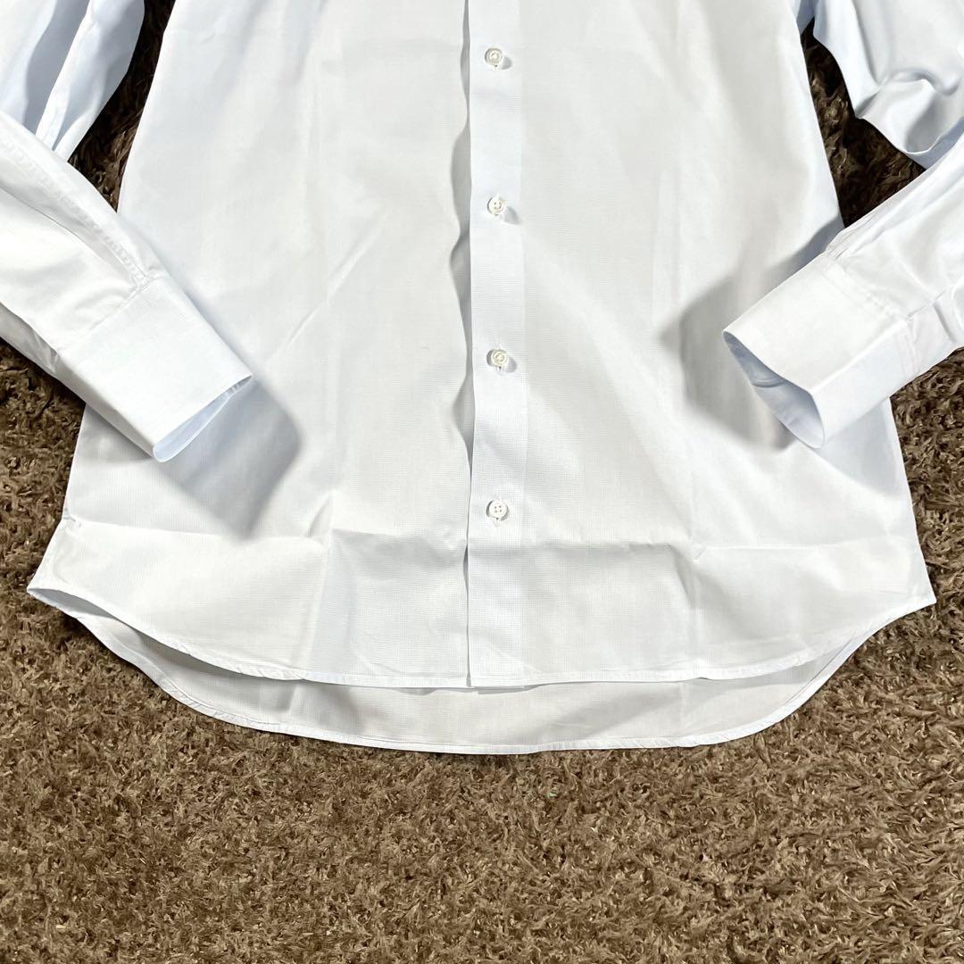 Jil Sander Long Sleeve Shirt Dress Shirt Work Cotton Blue 38/15 