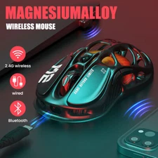 GravaStar Wireless/Wired/Bluetooth 3395 Mouse Esports Charging Magnesium Alloy