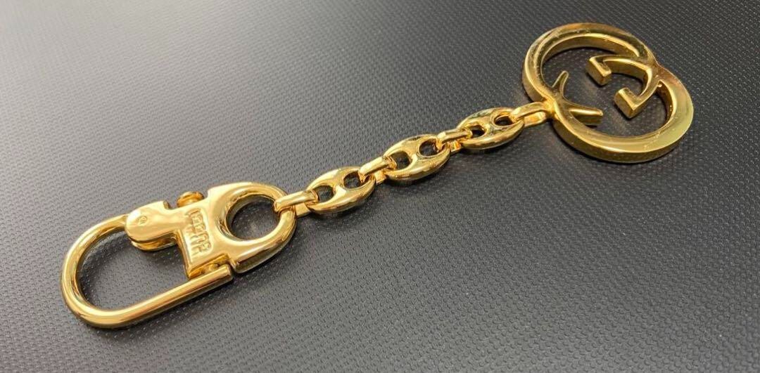 GUCCI キーホルダー GOLD PLATED GOLD 999.9 GUCCI キーホルダー GOLD PLATED GOLD 999.9