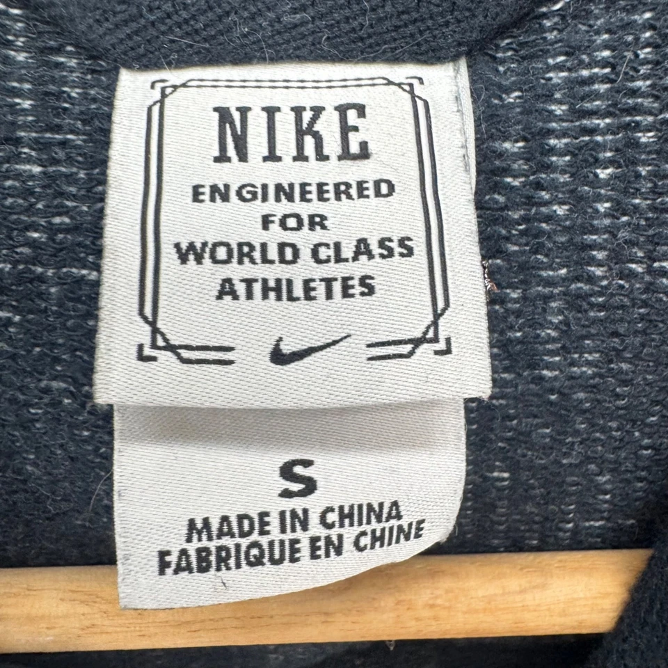 Sudadera con Capucha Nike Hecha para Atletas de Clase Mundial para Mujer Negra Gris Cremallera Completa Talla S (3-5) Foto 4 de 4