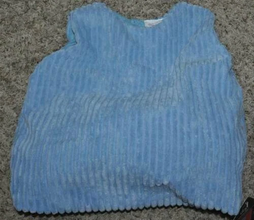 Disfraz de Halloween para perro cachorro 12/24 meses pana azul 4 piezas chaleco, capucha Foto 3 de 4