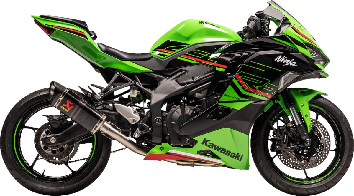Kawasaki ZX-4 R 400 ABS 2024 Akrapovic Racing Line Exhaust Kawasaki ZX-4 R 400 ABS 2024 Akrapovic Racing Line Exhaust