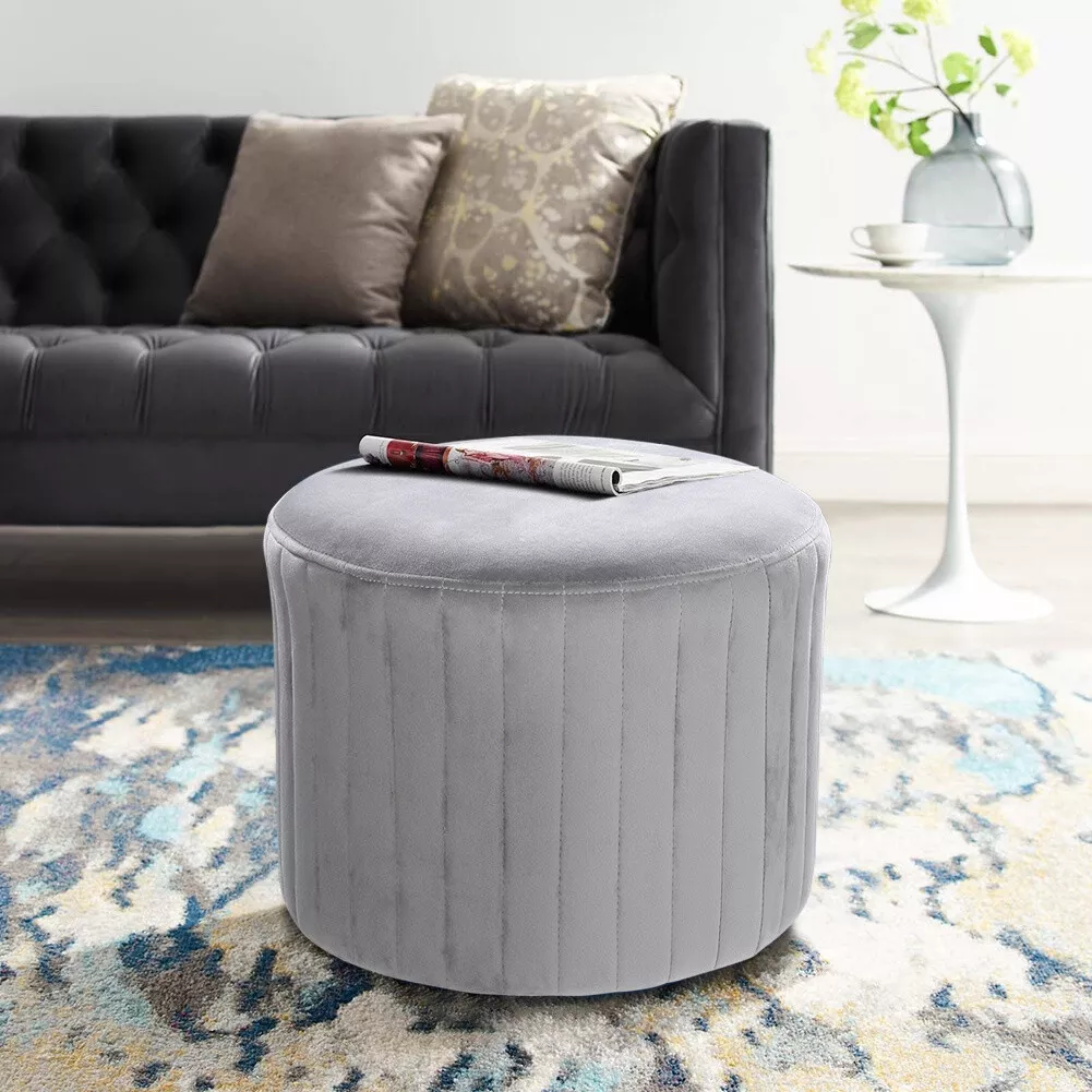 Round ottoman on sale for bedroom