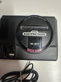 Sega Genesis Mini Classic Console 16 Bit MK-16000 W/ Cords 2 Controllers Tested