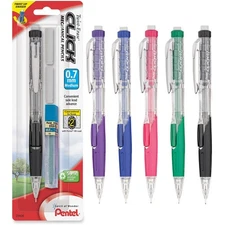 Pentel Twist Erase Click Mechanical Pencil 0.7mm Refillable Stylish Design