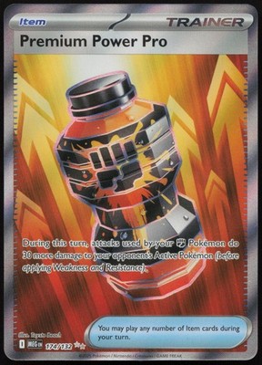 Premium Power Pro 174/132 Ultra Rare Mega Evolution Holo Near Mint