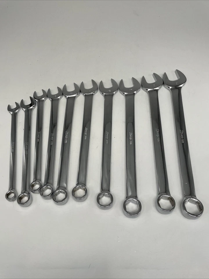 Snap On Metric Crescent Box End Wrench Set 10mm-19mm + Kit Bag C108 Exc. - Image 2 of 4