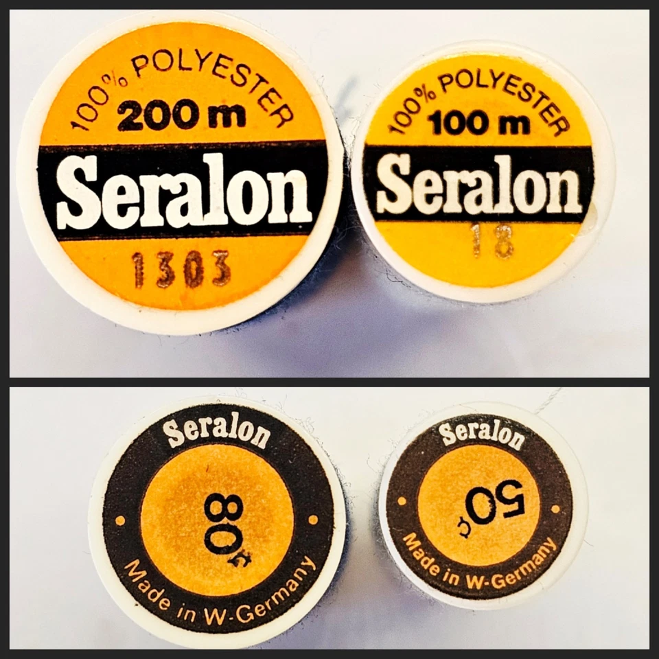Lot 100 Spools Amann Seralon Embroidery Quilting Thread Made In West Germany VTG - Image 2 of 4