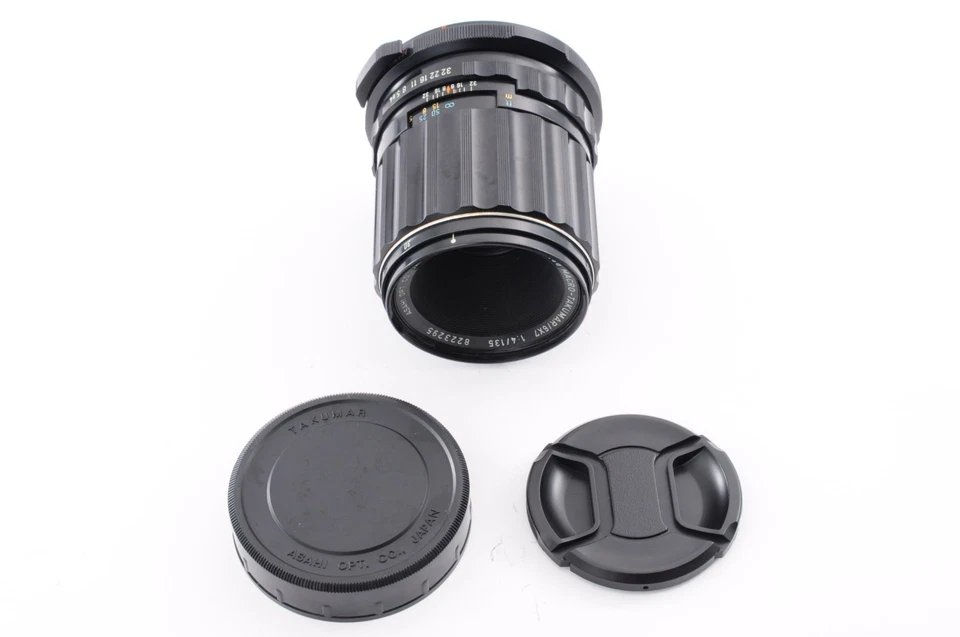 **NEAR MINT** Pentax SMC Macro Takumar 6x7 135mm f/4 + Cap For 6x7 67 67II Japan - Image 3 of 4