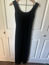 Vintage 90's y2k Rampage velvet bodycon maxi dress dark fairy goth S M