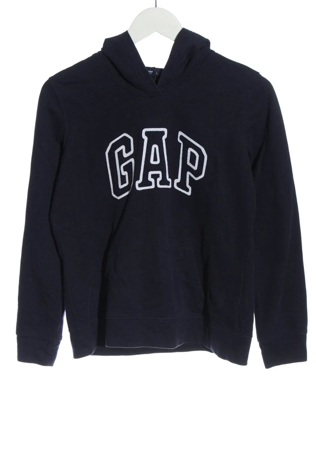 GAP Sudadera con capucha Mujeres Sudadera Talla EU 36 azul-blanco look casual - Imagen 4 de 4