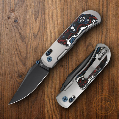 Kizer Cutlery Tycho Folding Knife 3.13'' S45VN Steel Blade Titanium/CF Handle