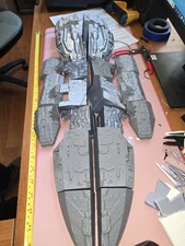 Classic BATTLESTAR GALACTICA Battlestar Galactica 24" Ship 3d  Scan Of Original