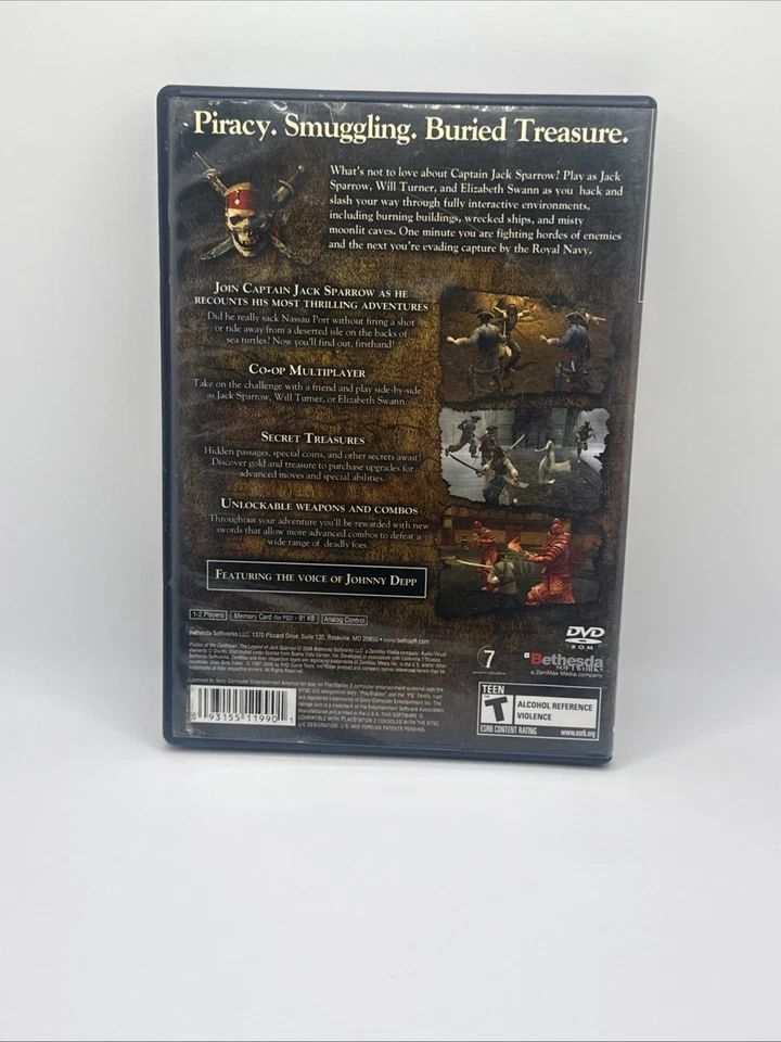 Piratas del Caribe: La Leyenda de Jack Sparrow (Sony PlayStation 2, 2006) Foto 2 de 4