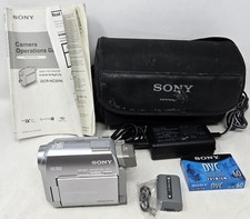 Sony Handycam DCR-HC40 MiniDV Camcorder Kit   NightShot Plus   10x Zoom   Tested