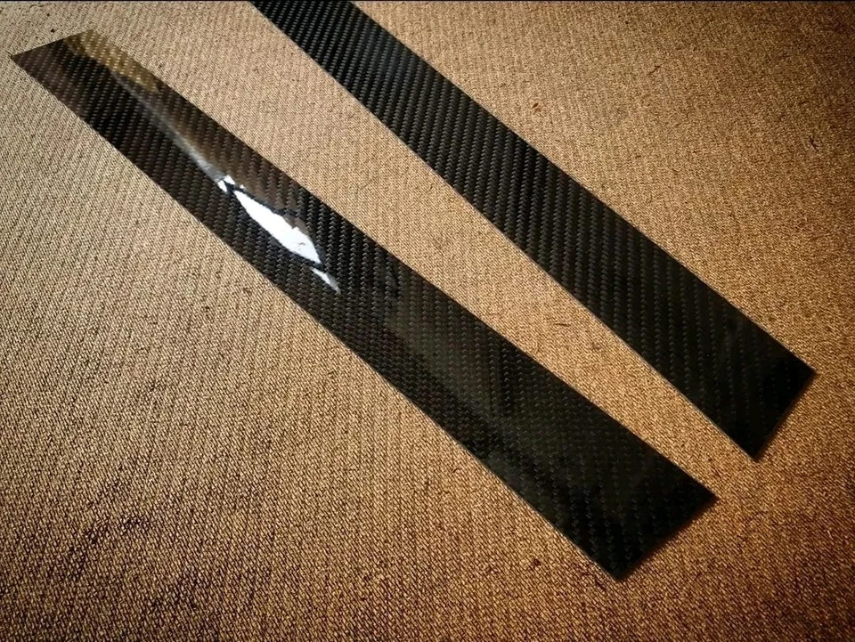 CARBON KAZE CARBON FIBER DOOR PILLAR COVERS - RENAULT CLIO MK3 197 200 RS SPORT - Image 2 of 4