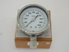 WAL Pressure Gauge 4" 1/2"NPT Bottom 1-1000 PSI - NEW Surplus!