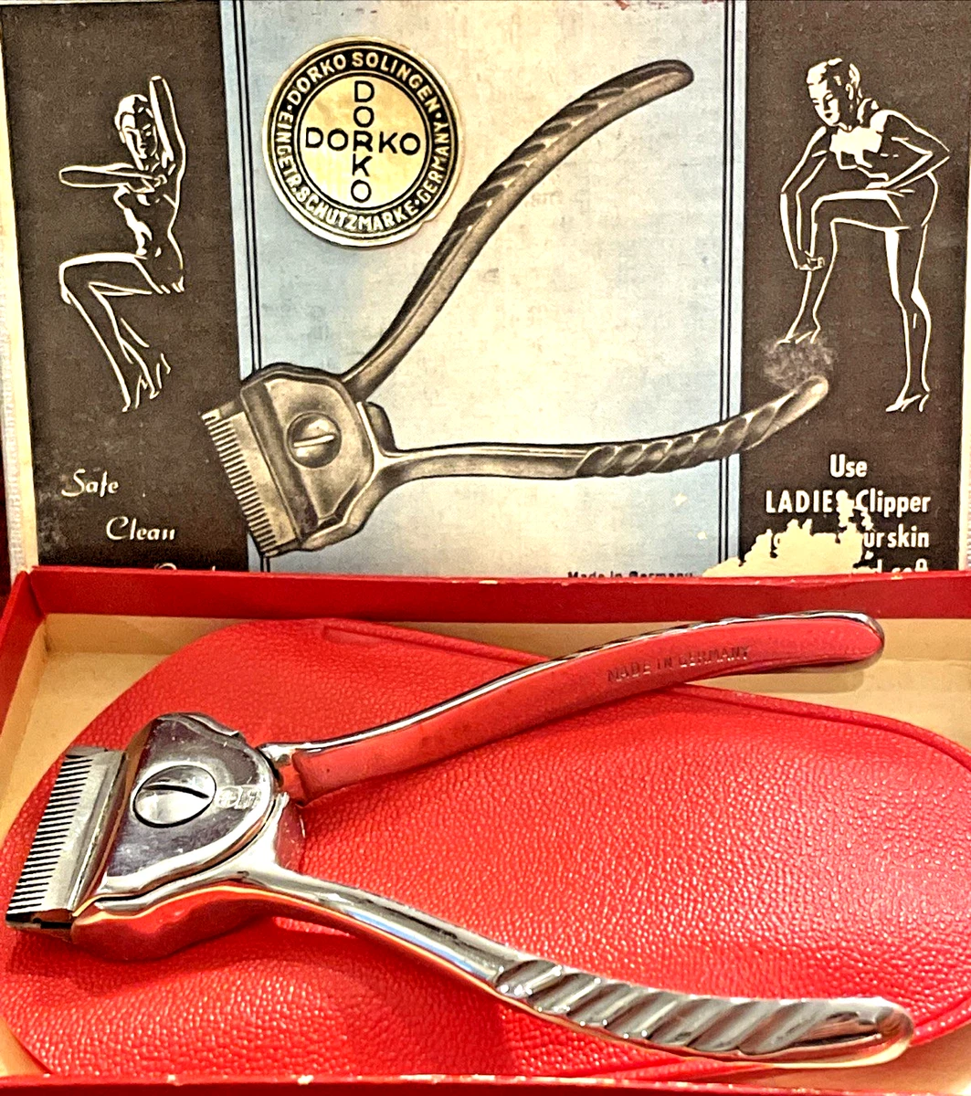 Trousse à moustache DOVO SOLINGEN cuir marron - 508.051