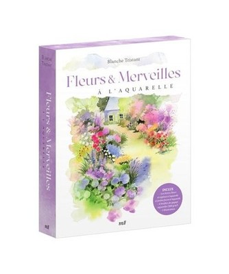 Coffret - Fleurs et Merveilles à l'aquarelle: avec les 2 livres de Blanche Tris