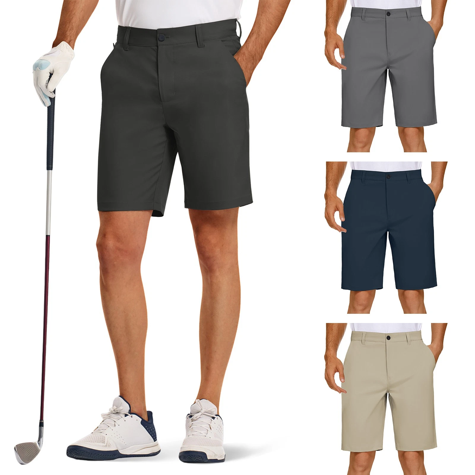Men's Hybrid Summer Shorts Lightweight Quick Dry Casual Golf Flat FrontShorts
Opens in a new window