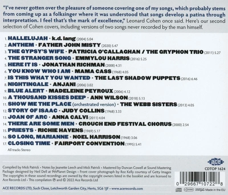 Various Artists: Songs Of Light & Darkness-Written By Leonard Cohen - - (CD / - Bild 2 von 2
