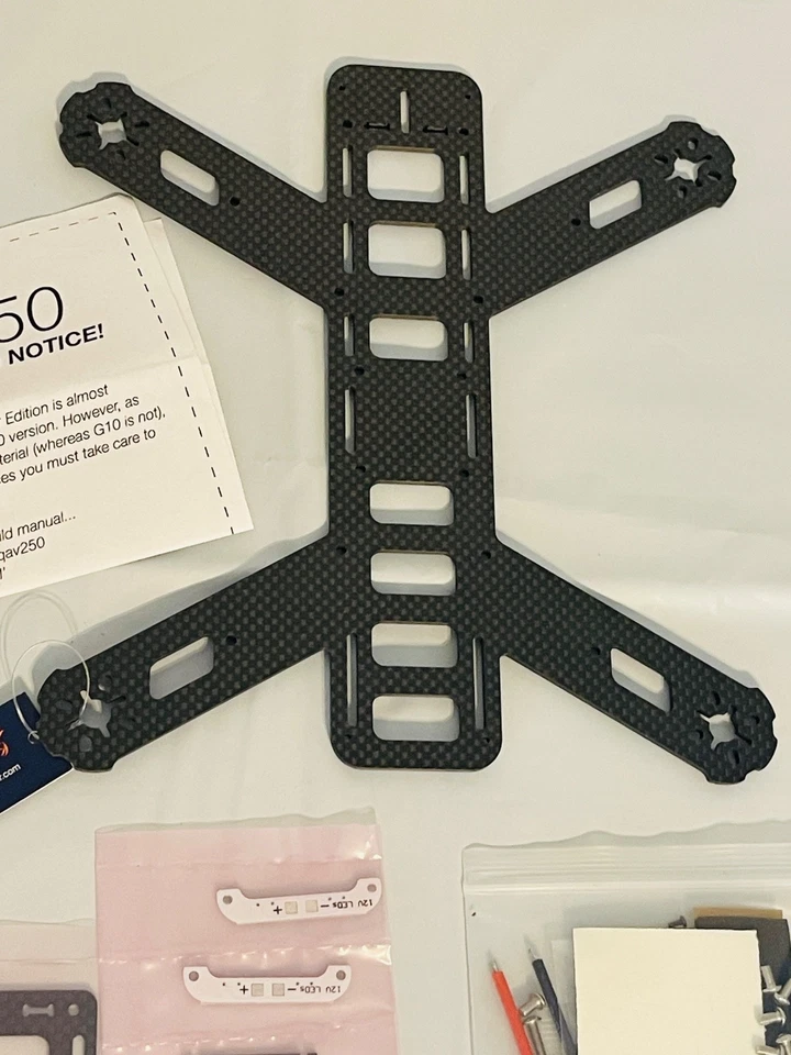 OEM Lumenier QAV250 Mini FPV Quadcopter ARF Carbon Fiber "NEW" "SEE PHOTOS" - Image 3 of 4