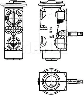 KLIMAANLAGE EXPANSIONSVENTIL MAHLE ORIGINAL AVE 60 000P A FÜR BMW 5,6,E60,E61 - Image 3 of 4
