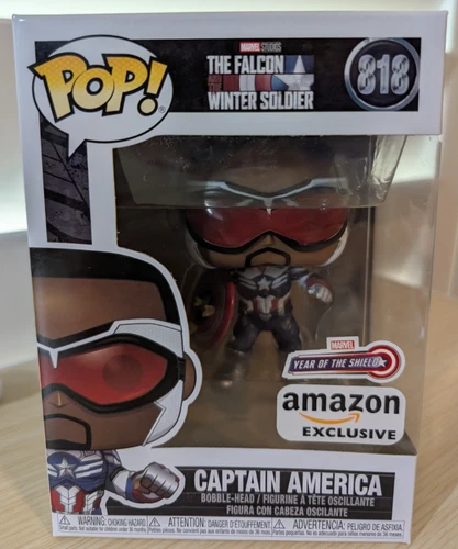Funko Pop! : Marvel - The Falcon and the Winter Soldier. Captain America # 818