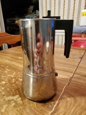 ABC CRUSINALLO Express Coffee Expresso Maker Italy 18/10 Stainless Bialetti