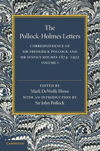 Thumbnail - Mark Dewolfe Howe The Pollock–holmes Letters: Volume 1 (taschenbuch)