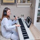 88 Keys Full Size Portable Piano Keyboard for Beginner,Semi-Weighted Piano