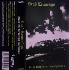 Dead Kennedys Fresh Fruit For Rotting Vegetables Cassette Tape - CRACKED CASE