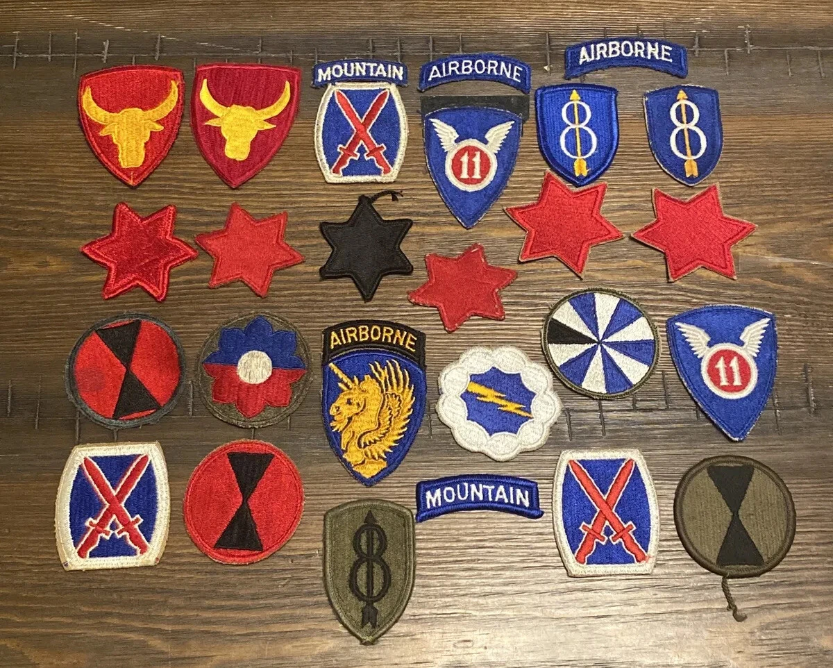 Vintage army patches resende.rj.gov.br