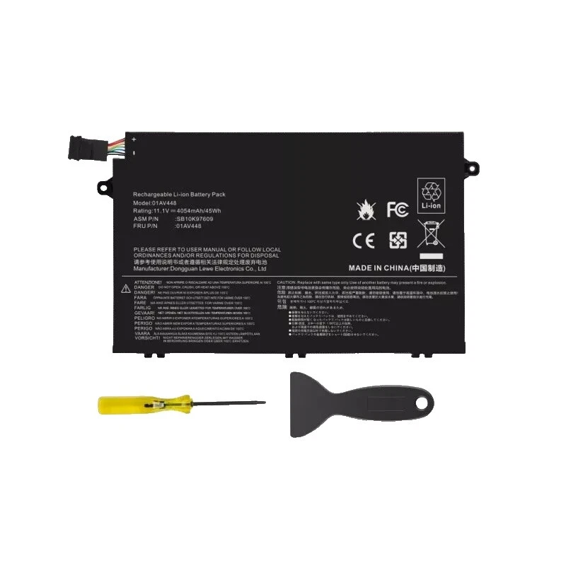 Black Laptop Batteries for Dell Lenovo ThinkPad