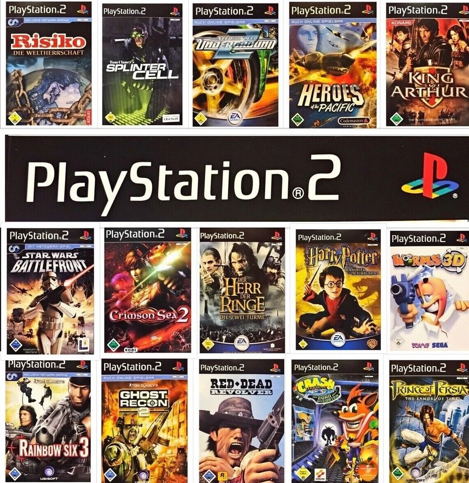 Games aller Genre | Sony PS2 PlayStation 2 | Zustand gut | Multirabatt - Bild 1 von 1