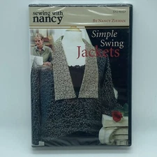 Sewing with Nancy "Simple Swing Jackets" DVD 2005 OOP Nancy Zieman BRAND NEW