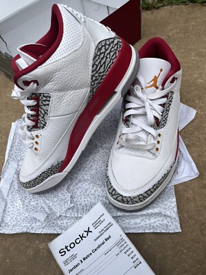 jordan 3 red stockx
