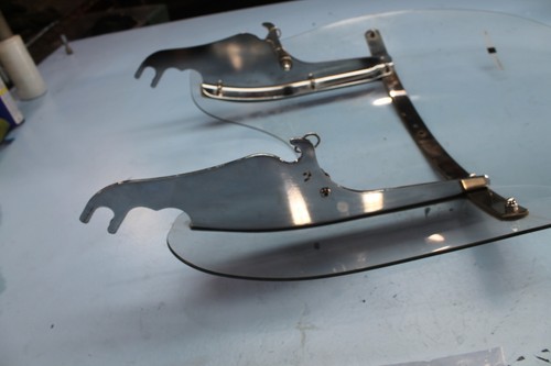 1044 08 HARLEY-DAVIDSON SOFTAIL WINDSHIELD WINDSCREEN WIND SHIELD SCREEN QUICK - Picture 7 of 11