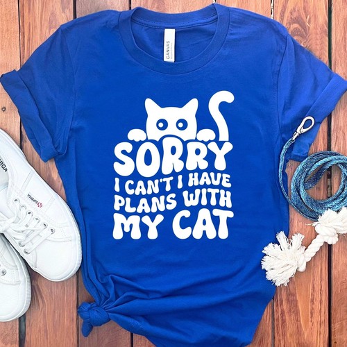 SORRY PLANS WITH CAT T-SHIRT - Picture 47 of 49