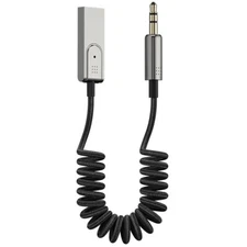 3.5mm to USB AUX Wireless Bluetooth 5.1 Receiver Car Home PC Audio Adapter Cable