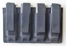 Quad Magazine Pouch - Colt 45 & Springfield 45 1911 Single Stacked 7-9 Rounds 
