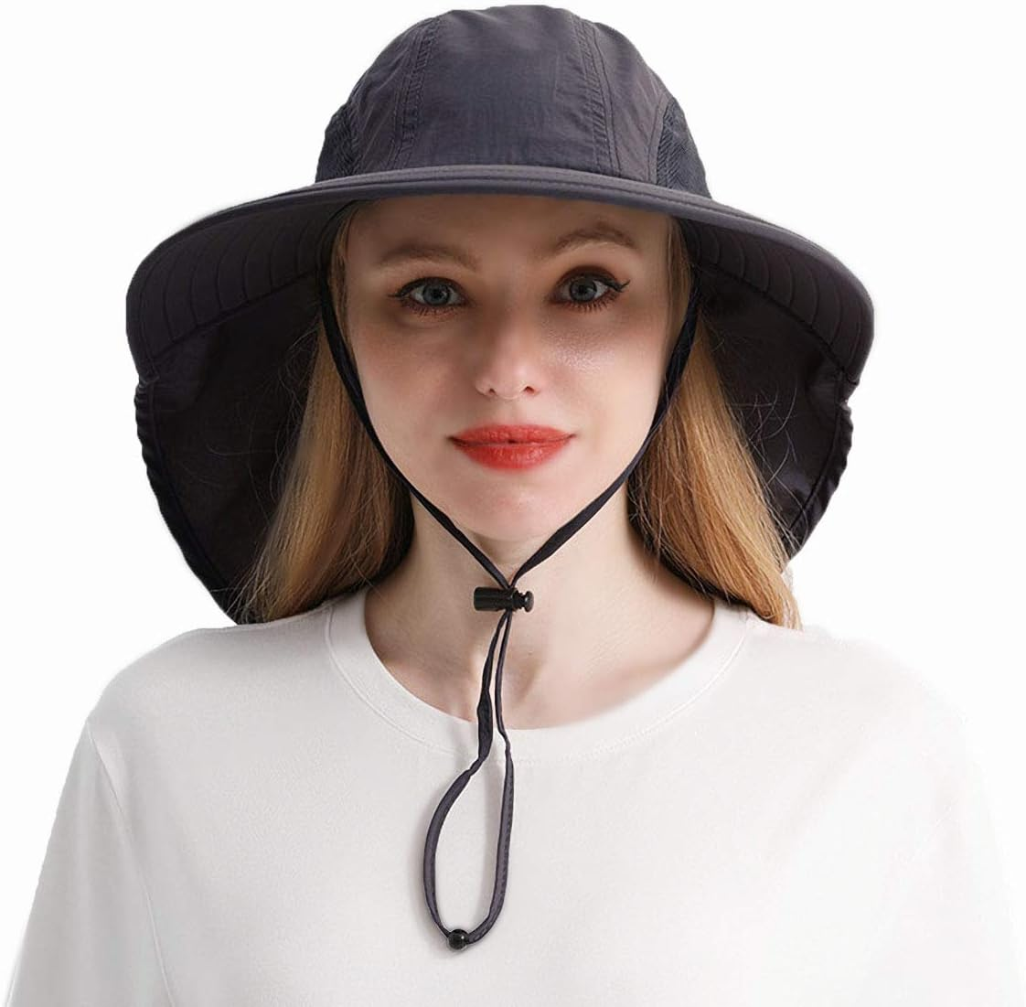 UPF 50+ Wide Brim Safari Hat for Men & Women – Packable Sun Protection for Outdoor Adventures