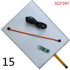 A set of 15-inch touch screen 5-wire resistive touch screen square screen